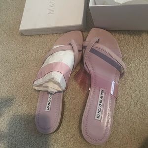 Manolo Blahnik Susina Suede Sandals (36/6)